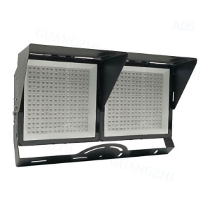 Outdoor 150000lm Ra80 IP66 150lm/W Square Black Modular LED Stadium Light 1000W with Factory Supply