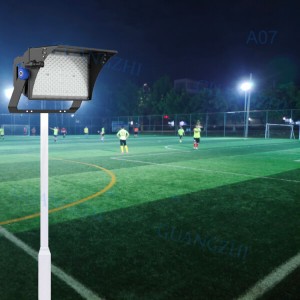 500W LED High Mast Stadium Light SMD3030 5 Years Warranty Black Square Modular 500W Stadium Light