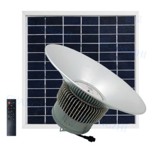 100W-200W IP54 Warranty 3 Years Aluminum LED Solar Highbay Light