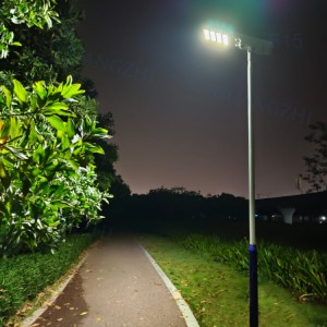 High Lumens All in One Linear Modular Outdoor 60W 100W LED Solar Street Light for Project Urban Road