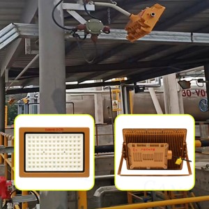 100W 150W 200W Explosionproof Lights Zone1 Div1 Square Explosion Proof Light for Industrial Factory Warehouse
